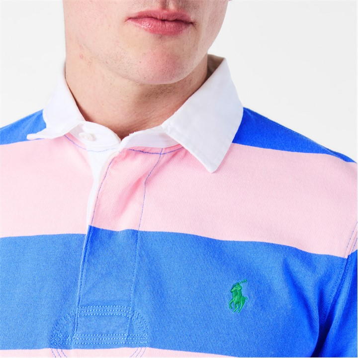 Stripe Rugby Polo Shirt