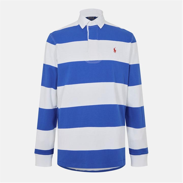 Stripe Rugby Polo Shirt
