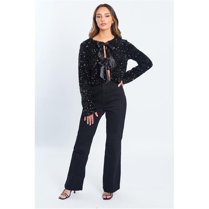 Sequin Bow Jacket