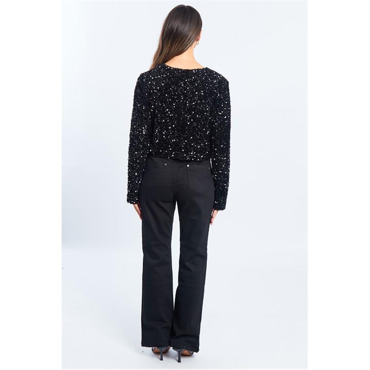 Sequin Bow Jacket