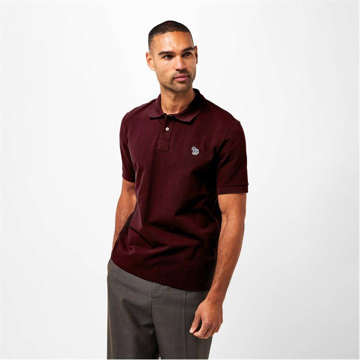 Men's Regular Fit Zebra Polo Shirt