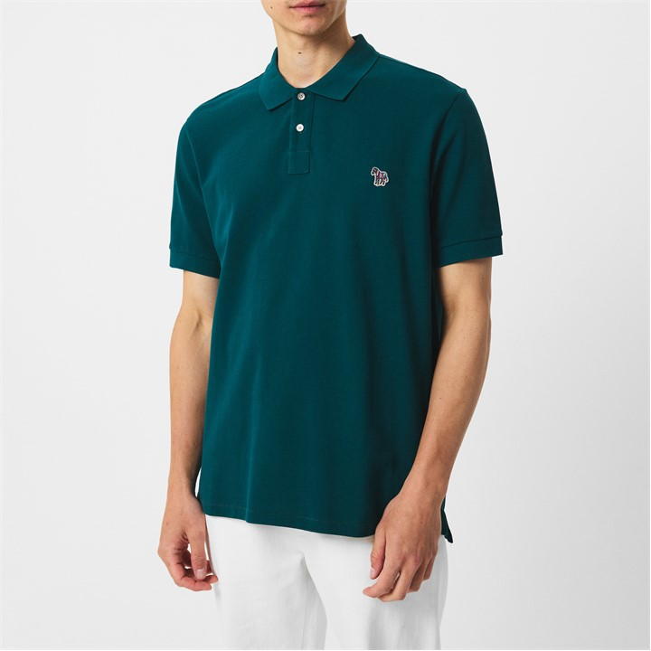 Men's Regular Fit Zebra Polo Shirt
