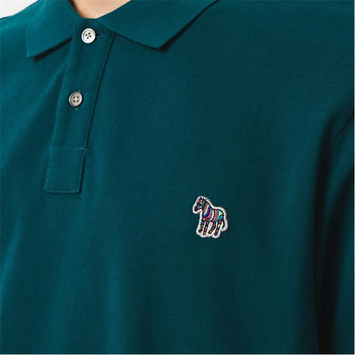 Men's Regular Fit Zebra Polo Shirt