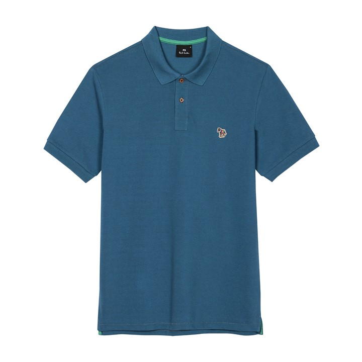 Men's Regular Fit Zebra Polo Shirt