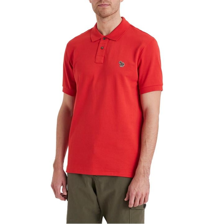 Men's Regular Fit Zebra Polo Shirt