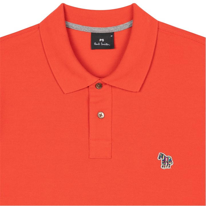 Men's Regular Fit Zebra Polo Shirt