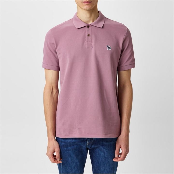 Men's Regular Fit Zebra Polo Shirt