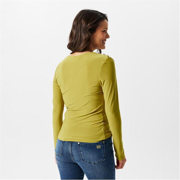 Button Detail Blouse