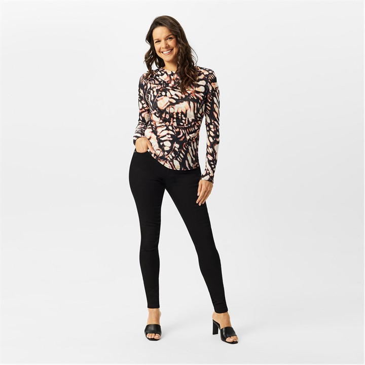 Button Detail Blouse