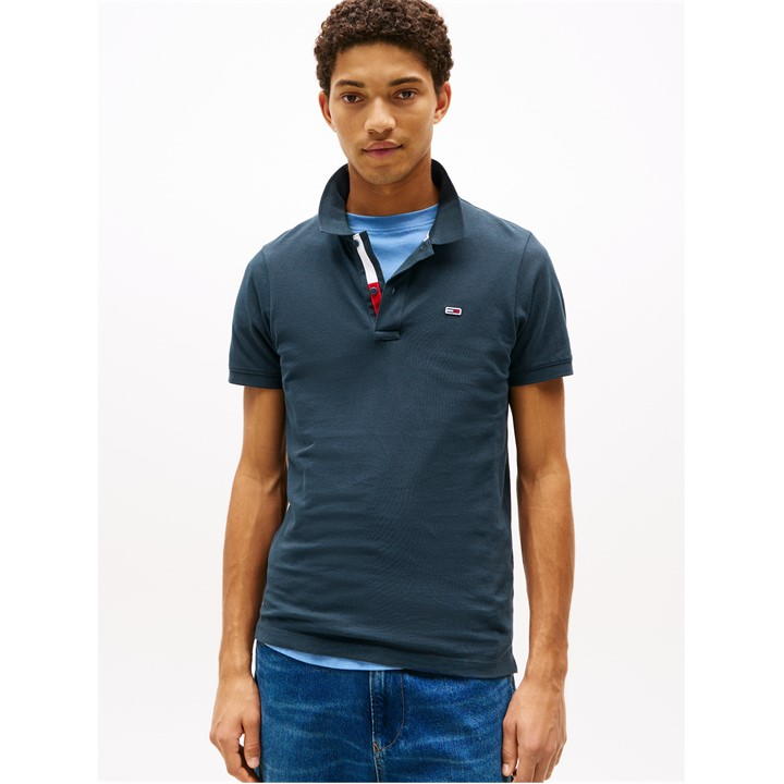 Jeans Tjm Slim Placket Polo Shirt Mens