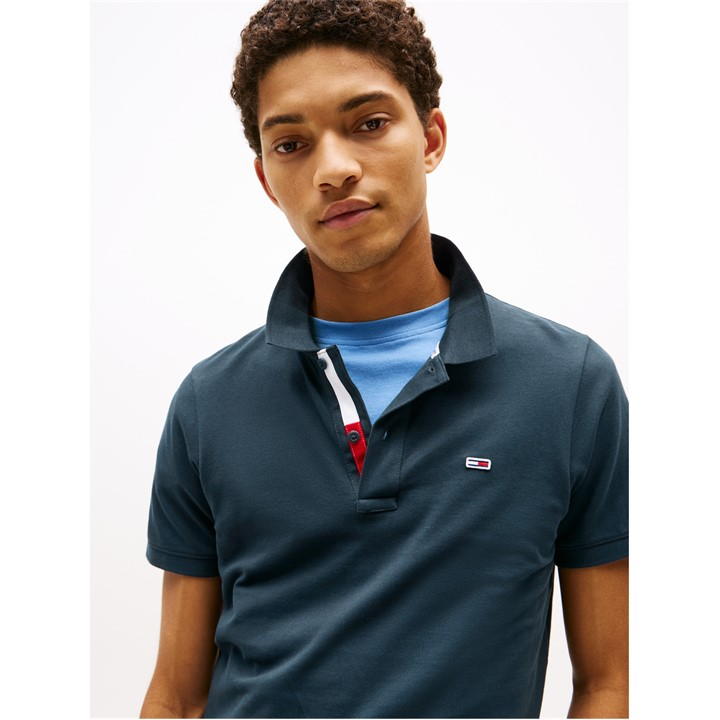 Jeans Tjm Slim Placket Polo Shirt Mens