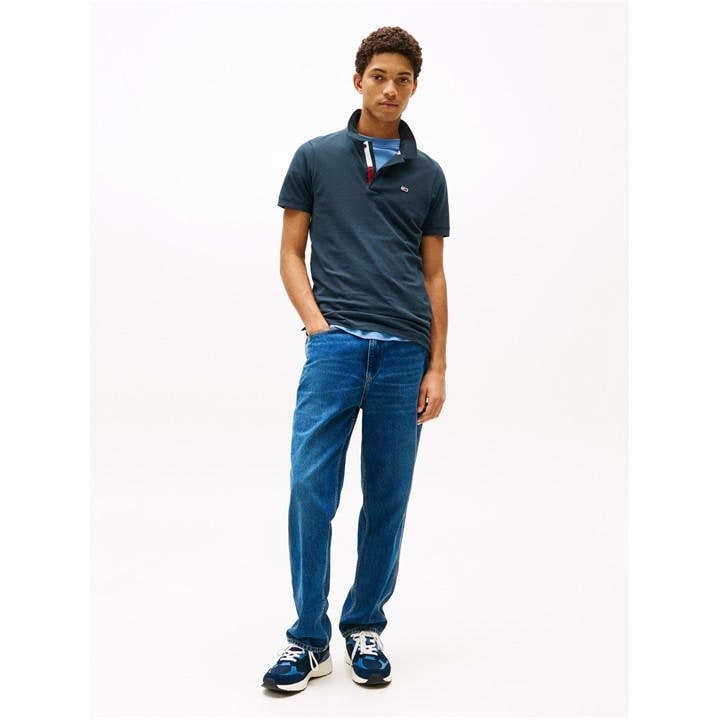 Jeans Tjm Slim Placket Polo Shirt Mens