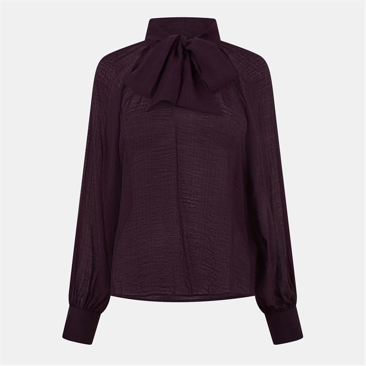 NC Tie Neck Blouse Ld99