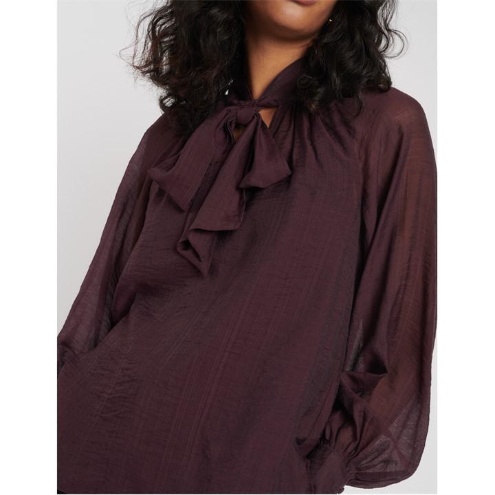 NC Tie Neck Blouse Ld99