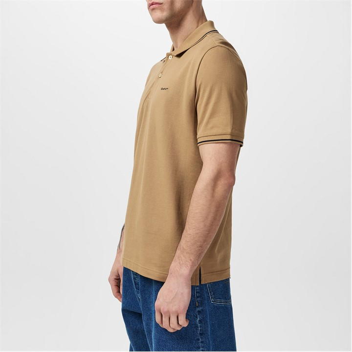 Tipped Pique Polo Shirt
