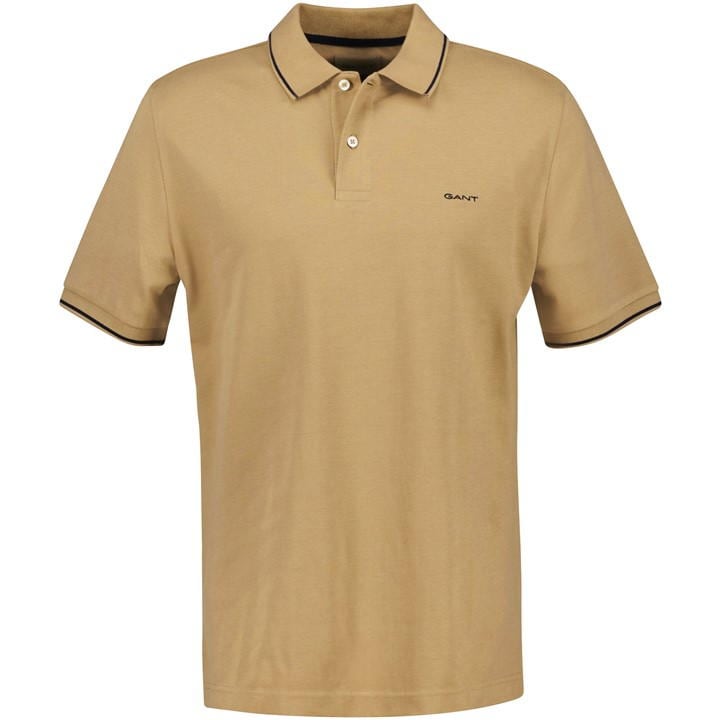 Tipped Pique Polo Shirt