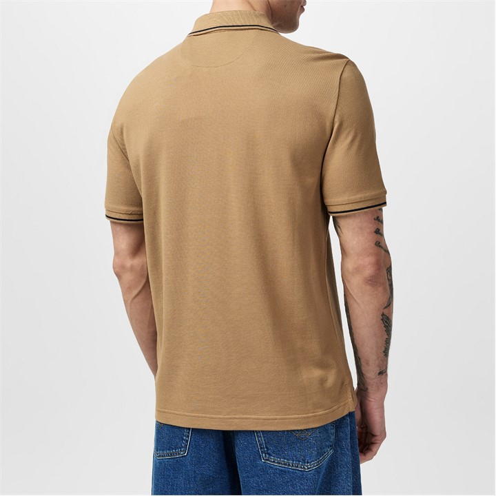 Tipped Pique Polo Shirt