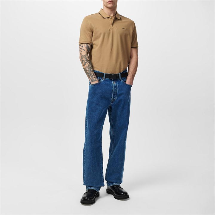 Tipped Pique Polo Shirt