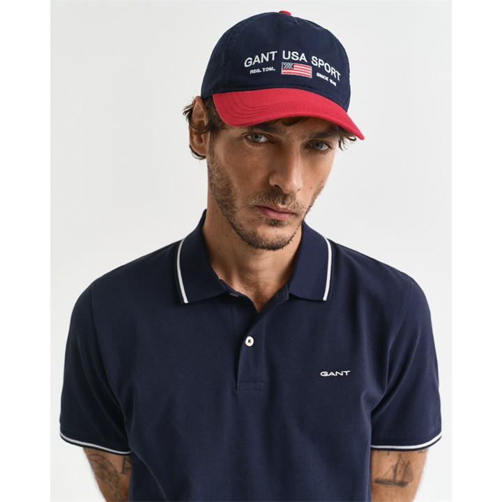 Tipped Pique Polo Shirt