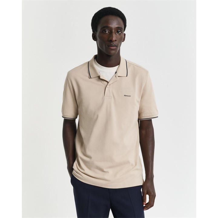 Tipped Pique Polo Shirt