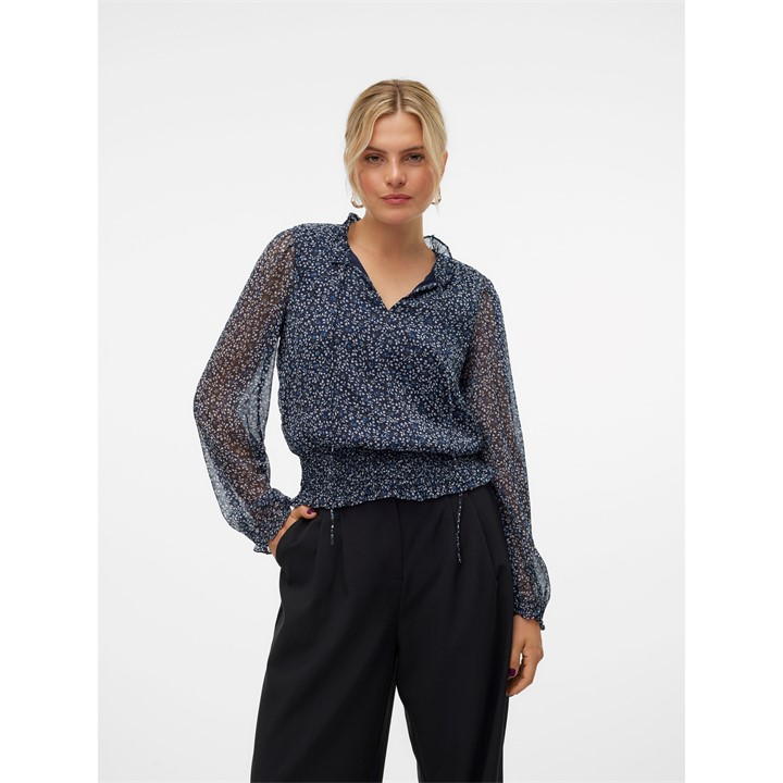 Open Neck Blouse