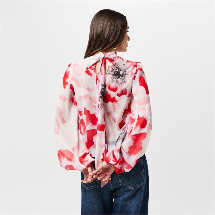 Tie Neck Blouse