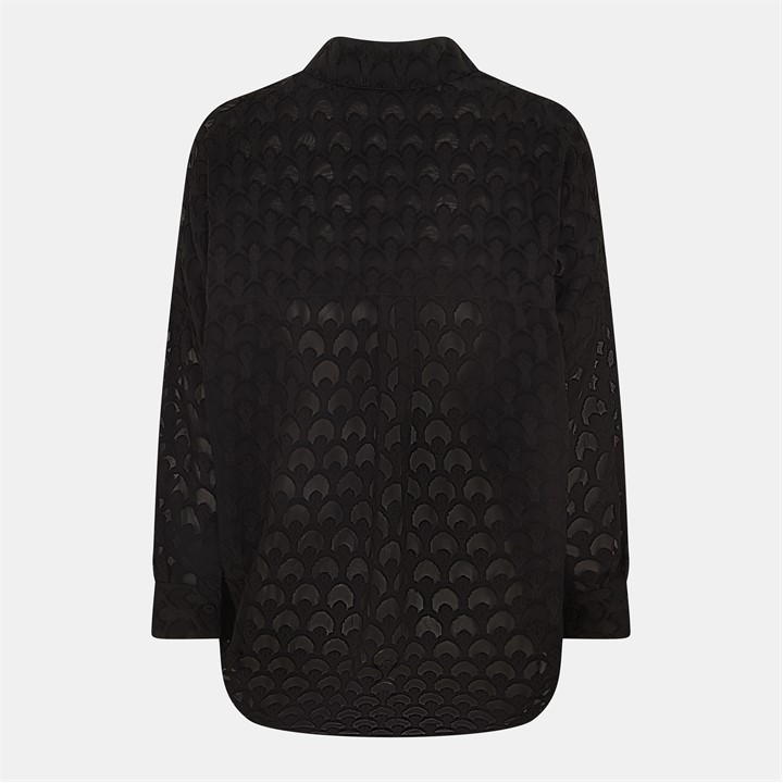 Geo Burn-Out Popover Shirt