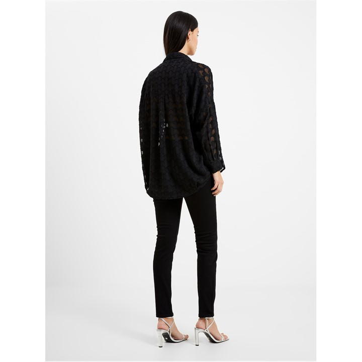 Geo Burn-Out Popover Shirt