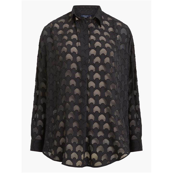 Geo Burn-Out Popover Shirt