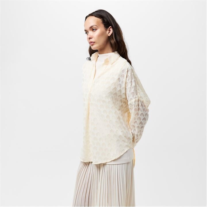 Geo Burn-Out Popover Shirt