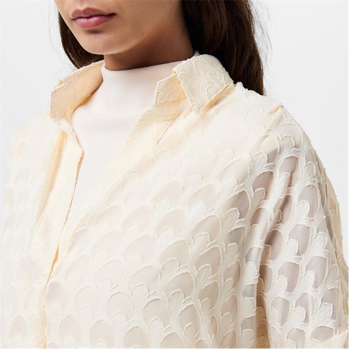 Geo Burn-Out Popover Shirt