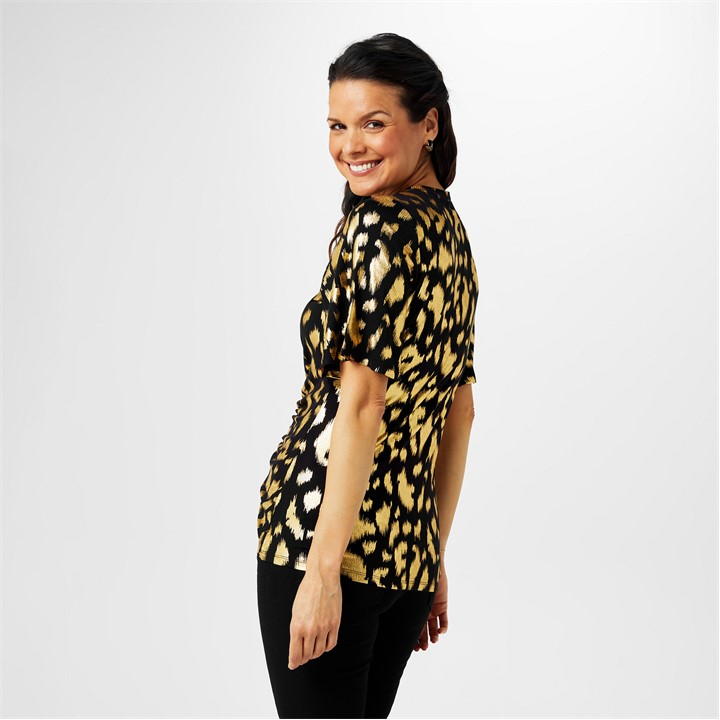 Biba Keyhole Jersey Top