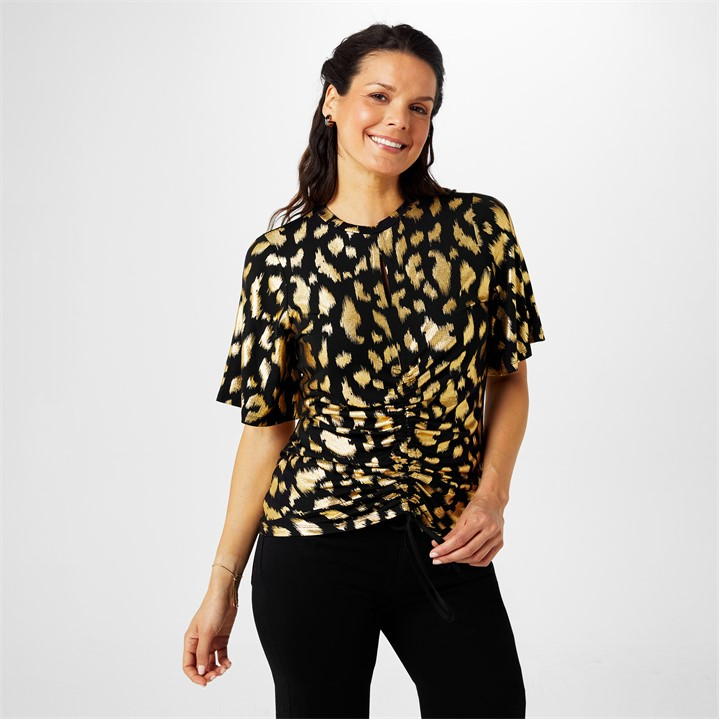 Biba Keyhole Jersey Top