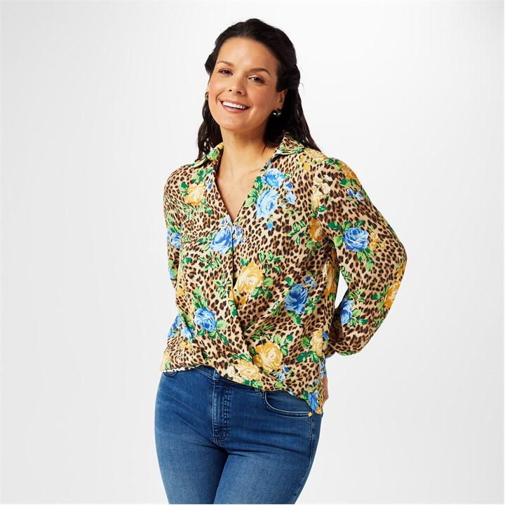 Biba Wrap Front Shirt