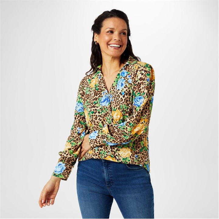 Biba Wrap Front Shirt