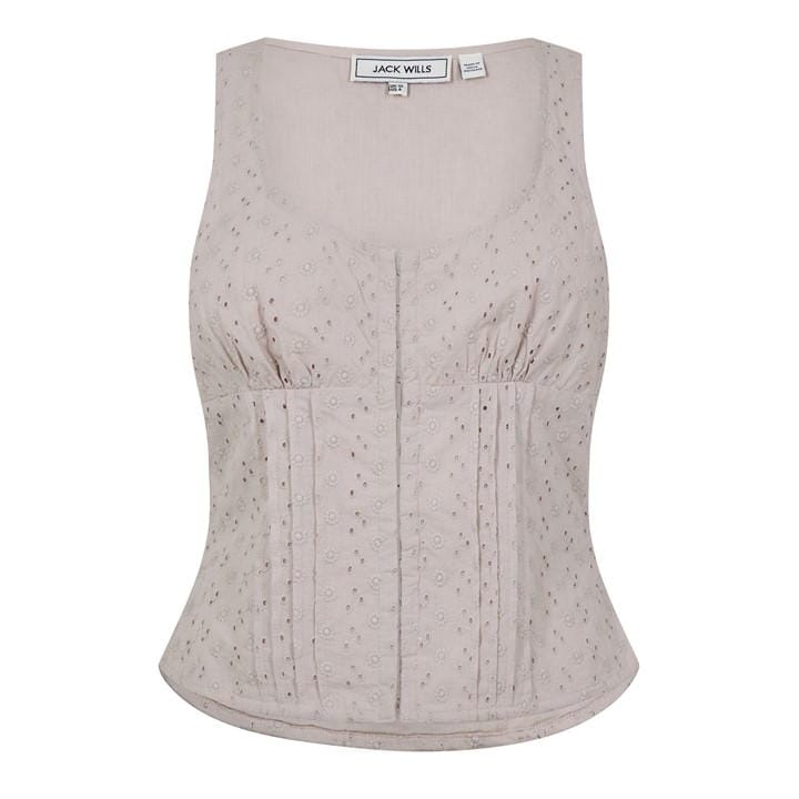 Broderie Corset Top