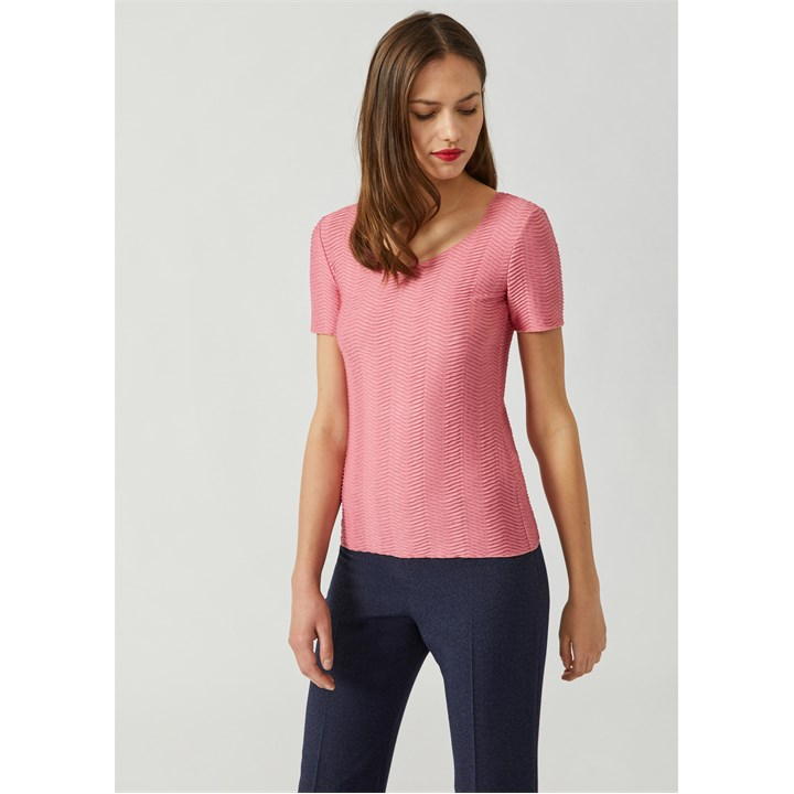 Scoop Neck Short Sleeve Top