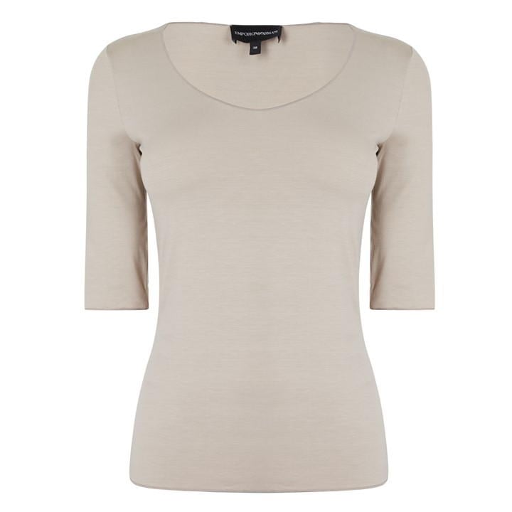 V Neck Three Quarter Length sleeves