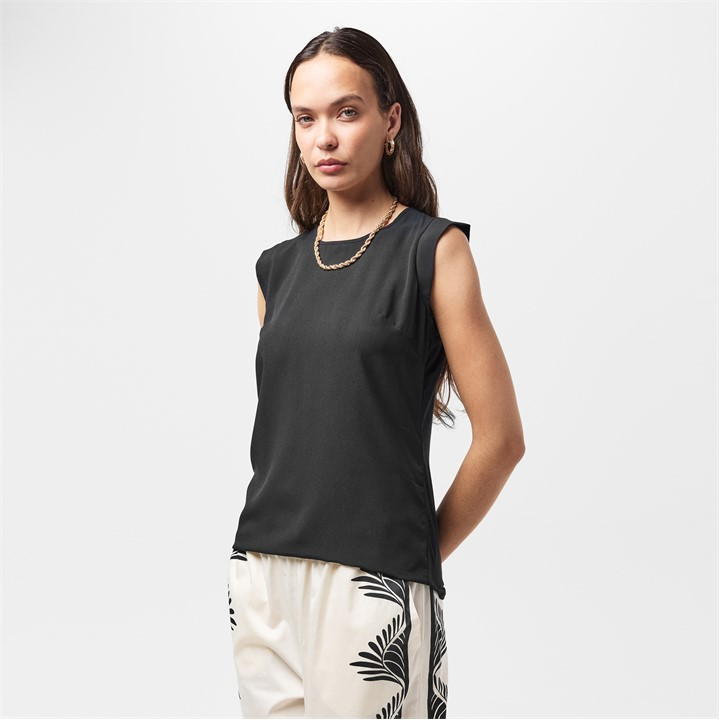 Polly Plains Capped Sleeve T-Shirt