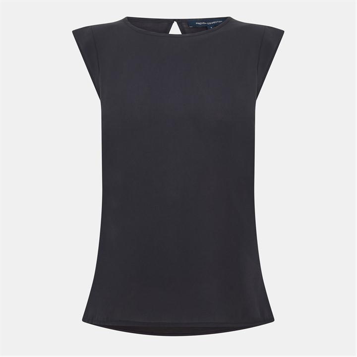 Polly Plains Capped Top