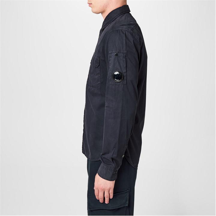 Men's Lens Double Chest Overshirt