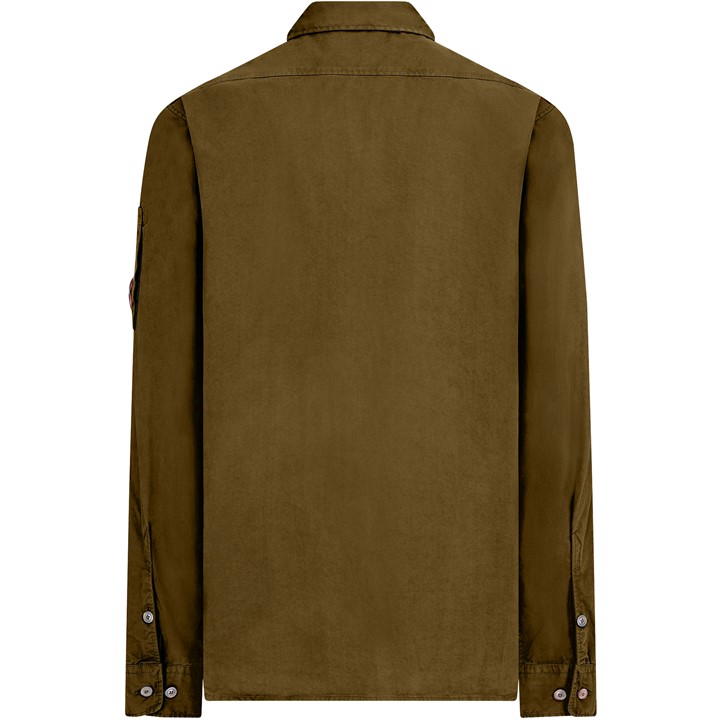 Men's Lens Double Chest Overshirt