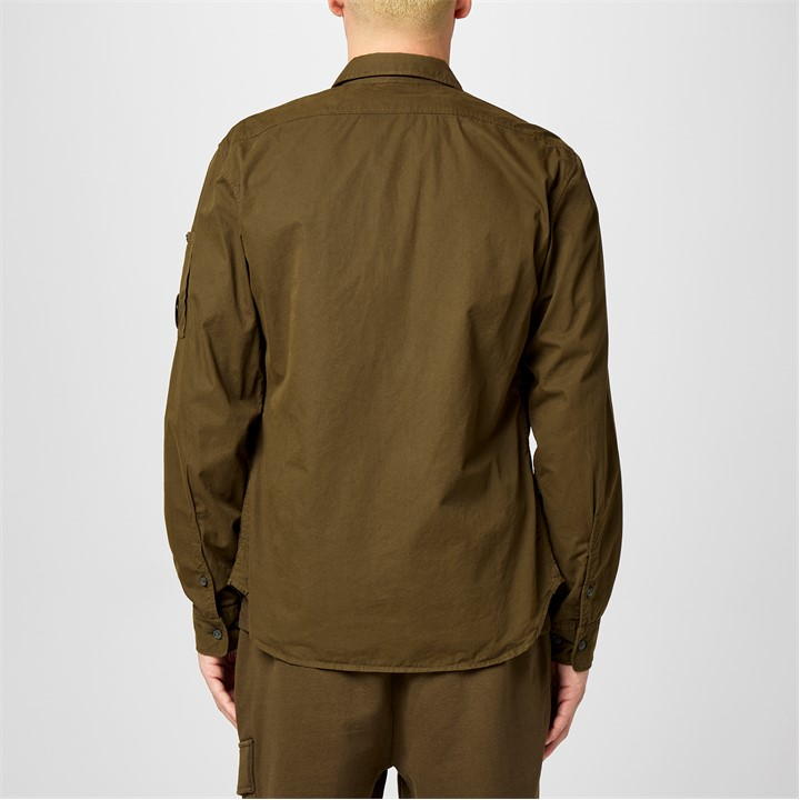 Men's Lens Double Chest Overshirt