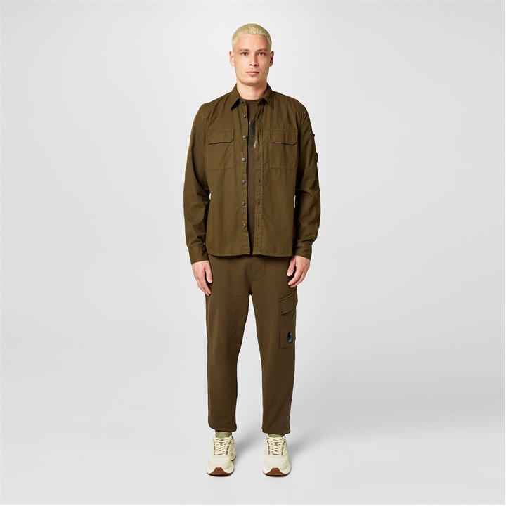 Men's Lens Double Chest Overshirt