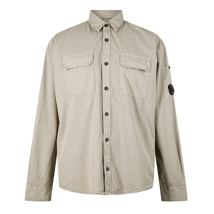Men's Lens Double Chest Overshirt