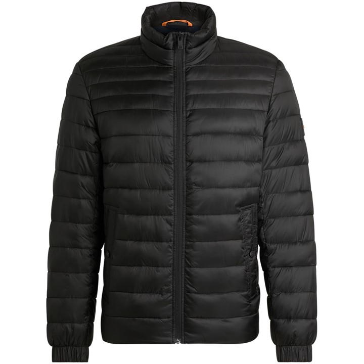 Water-Repellent Logo Badge Padded Jacket