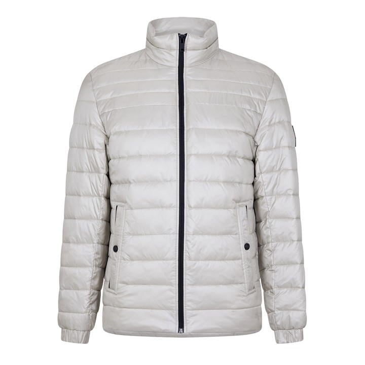 Water-Repellent Logo Badge Padded Jacket