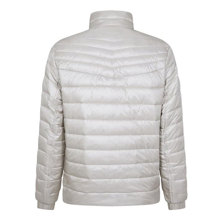 Water-Repellent Logo Badge Padded Jacket