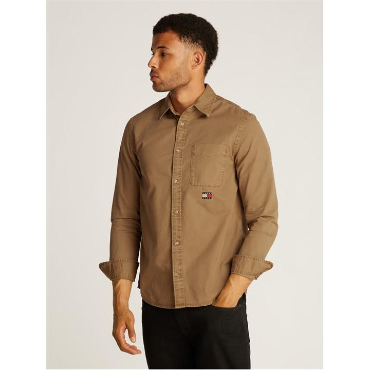 TJM REG WASHED TWILL SHIRT