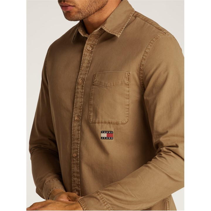 TJM REG WASHED TWILL SHIRT